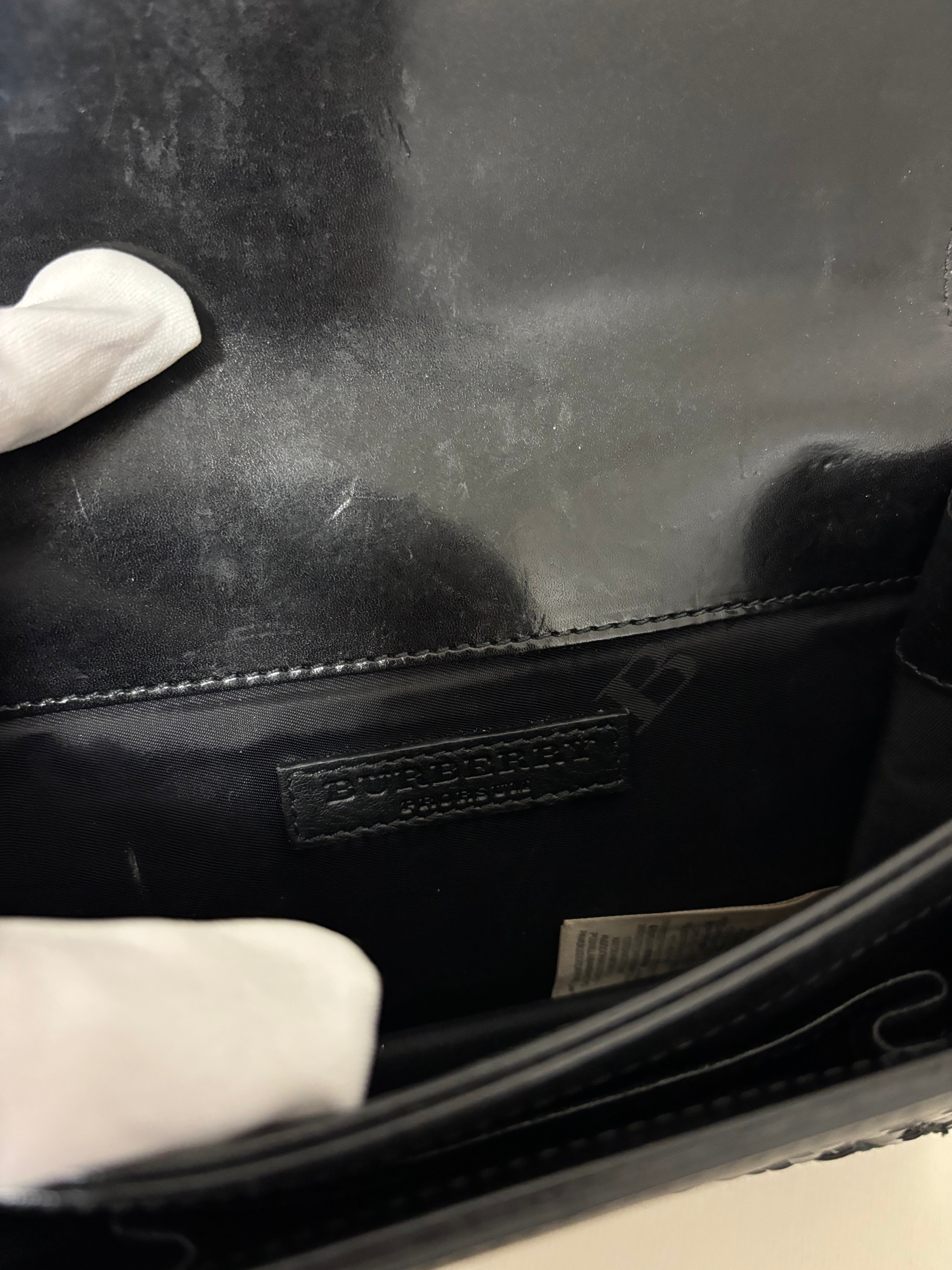 Burberry black clutch