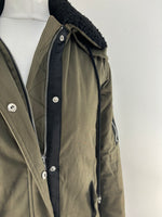 Load image into Gallery viewer, MAJE khaki parka - 8 UK
