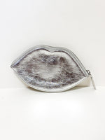 Load image into Gallery viewer, Lulu Guinness silver clutch
