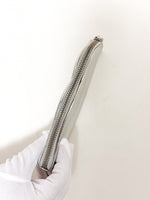 Load image into Gallery viewer, Lulu Guinness silver clutch
