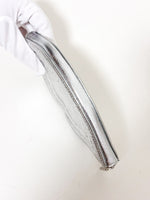 Load image into Gallery viewer, Lulu Guinness silver clutch
