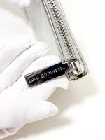 Load image into Gallery viewer, Lulu Guinness silver clutch
