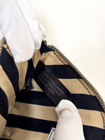 Load image into Gallery viewer, Lulu Guinness silver clutch
