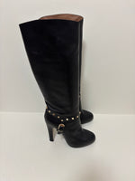 Load image into Gallery viewer, Valentino black Rockstud boots - 7.5 UK
