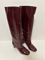 Load image into Gallery viewer, Chloé Burgundy Over-the-Knee Boots - 8.5 UK
