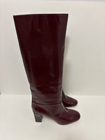 Load image into Gallery viewer, Chloé Burgundy Over-the-Knee Boots - 8.5 UK
