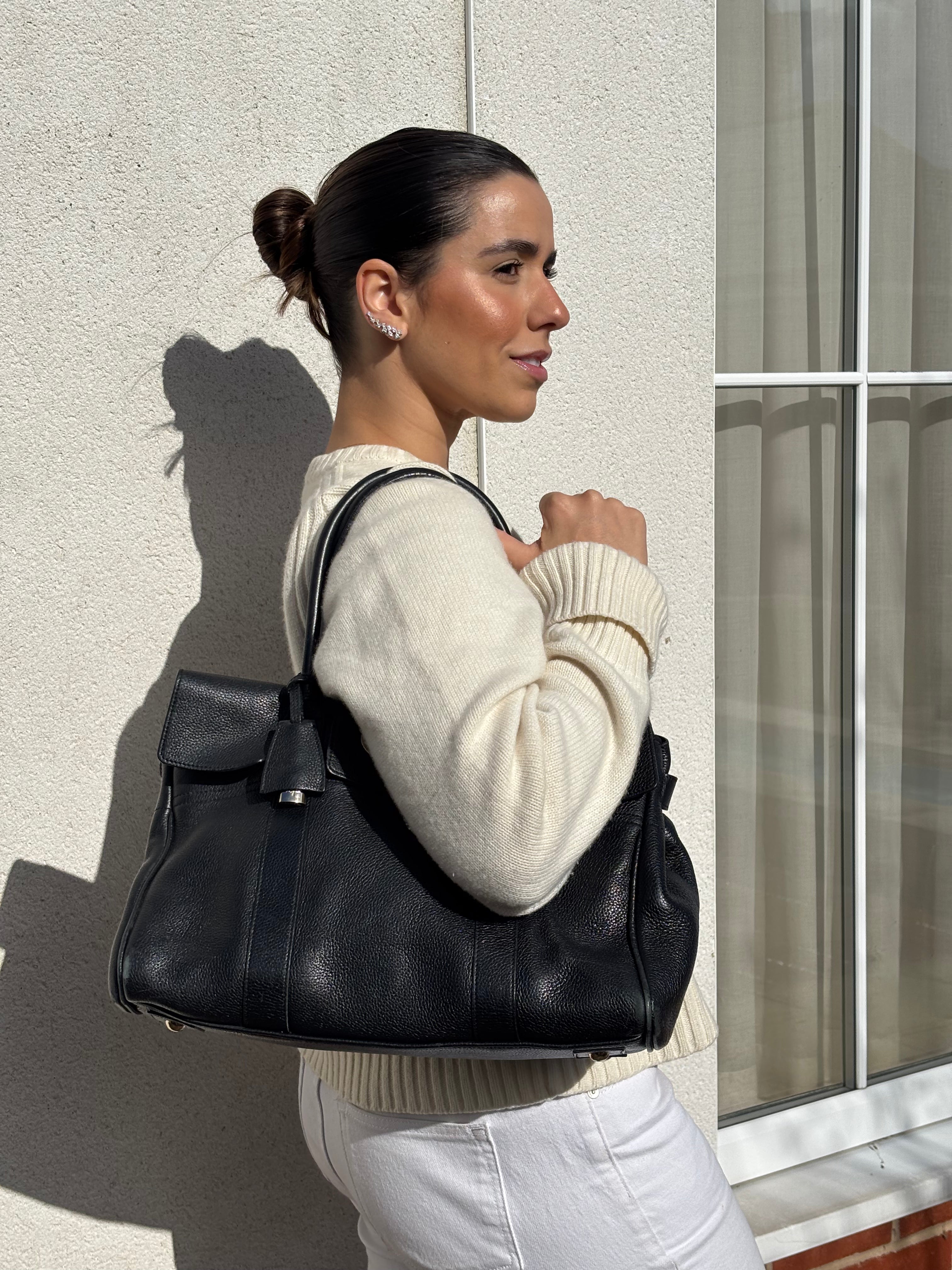 Mulberry Bayswater black handbag