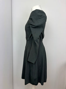 Reiss dark green dress - M