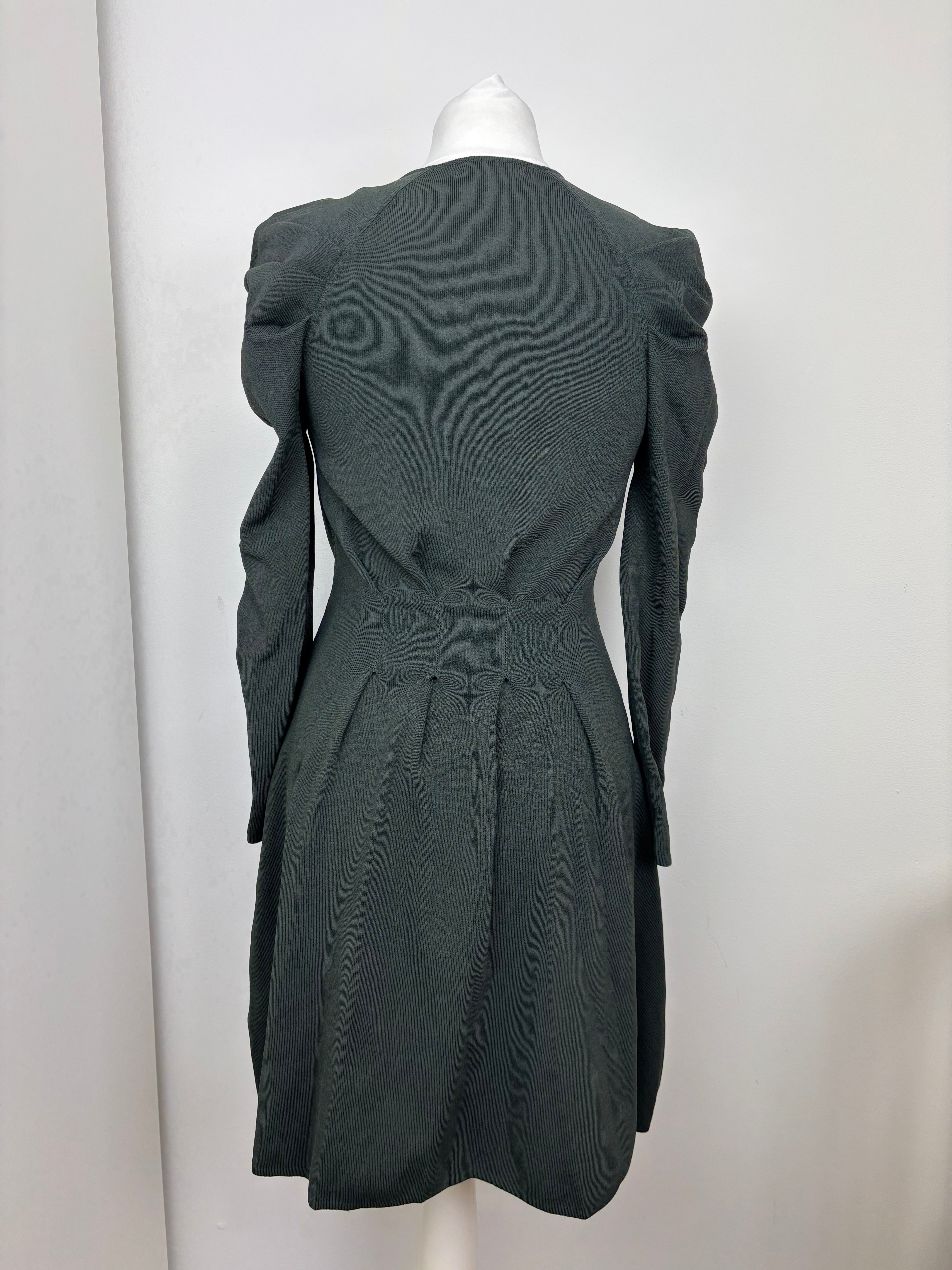 Reiss dark green dress - M