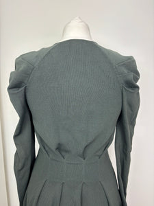 Reiss dark green dress - M