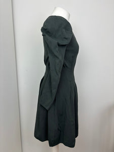 Reiss dark green dress - M