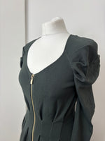 Load image into Gallery viewer, Reiss dark green dress - M
