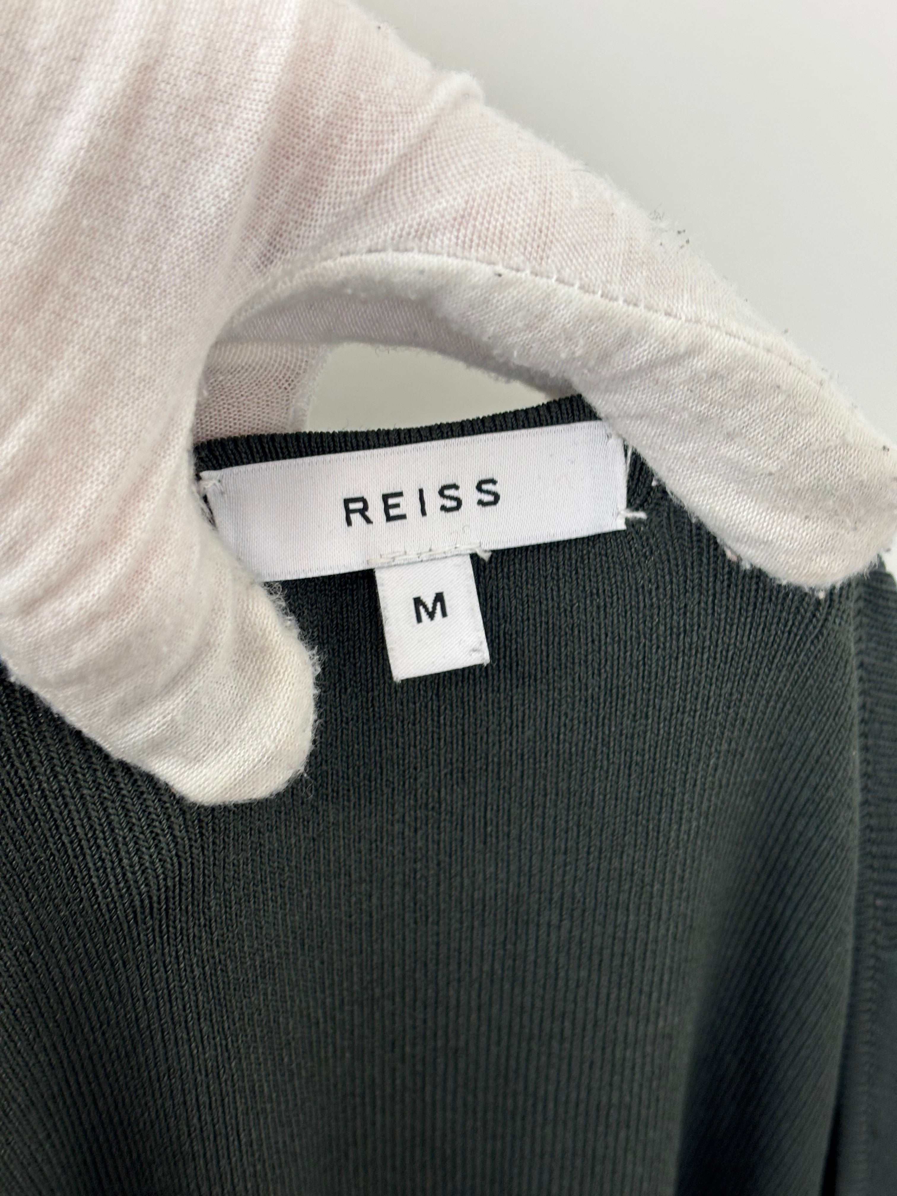 Reiss dark green dress - M