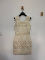 Load image into Gallery viewer, Blumarine cream textured mini dress - S
