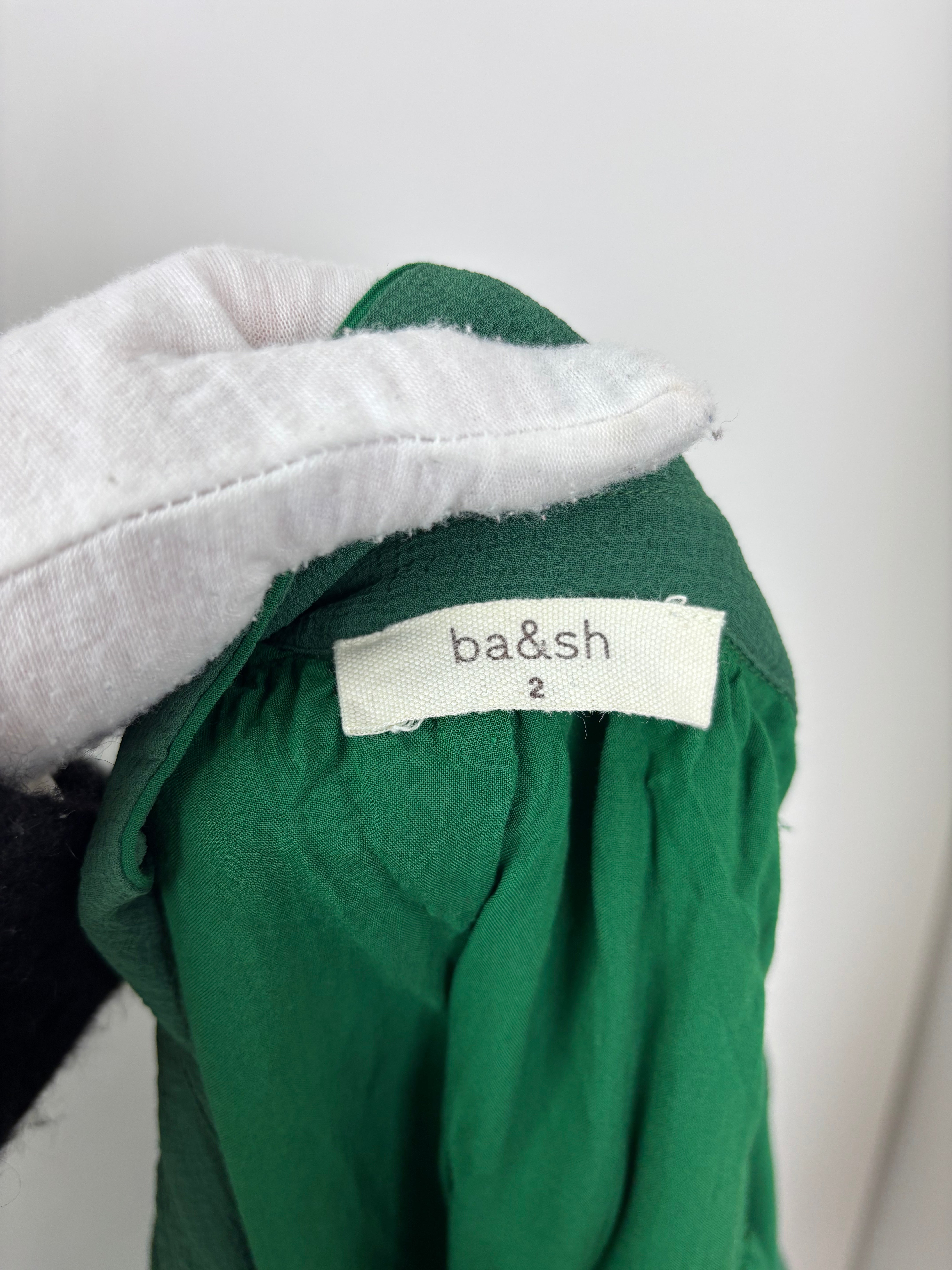 Ba&sh green mini dress - M