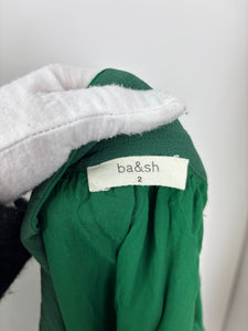 Ba&sh green mini dress - M