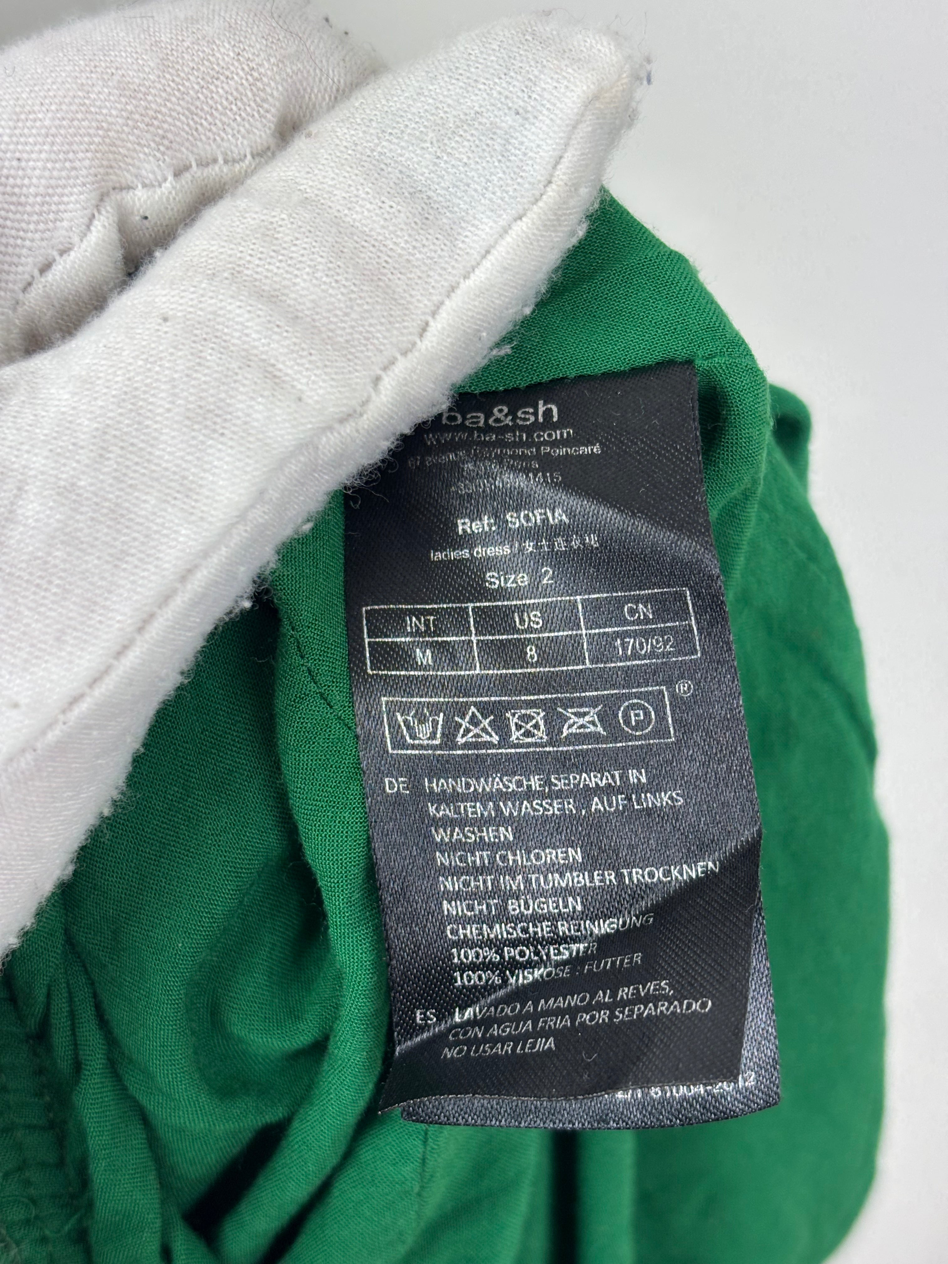 Ba&sh green mini dress - M