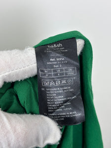 Ba&sh green mini dress - M