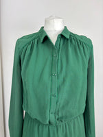 Load image into Gallery viewer, Ba&amp;sh green mini dress - M
