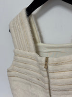 Load image into Gallery viewer, Blumarine cream textured mini dress - S
