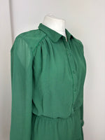 Load image into Gallery viewer, Ba&amp;sh green mini dress - M
