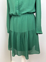 Load image into Gallery viewer, Ba&amp;sh green mini dress - M
