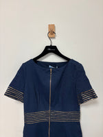 Load image into Gallery viewer, Blumarine navy dress - M
