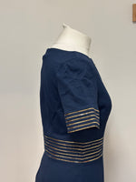Load image into Gallery viewer, Blumarine navy dress - M
