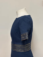 Load image into Gallery viewer, Blumarine navy dress - M
