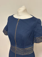 Load image into Gallery viewer, Blumarine navy dress - M
