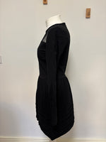 Load image into Gallery viewer, Red Valentino Black Long-Sleeve Dress - L
