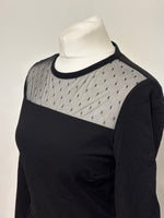 Load image into Gallery viewer, Red Valentino Black Long-Sleeve Dress - L
