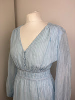 Load image into Gallery viewer, Maje light blue dress - 10 UK
