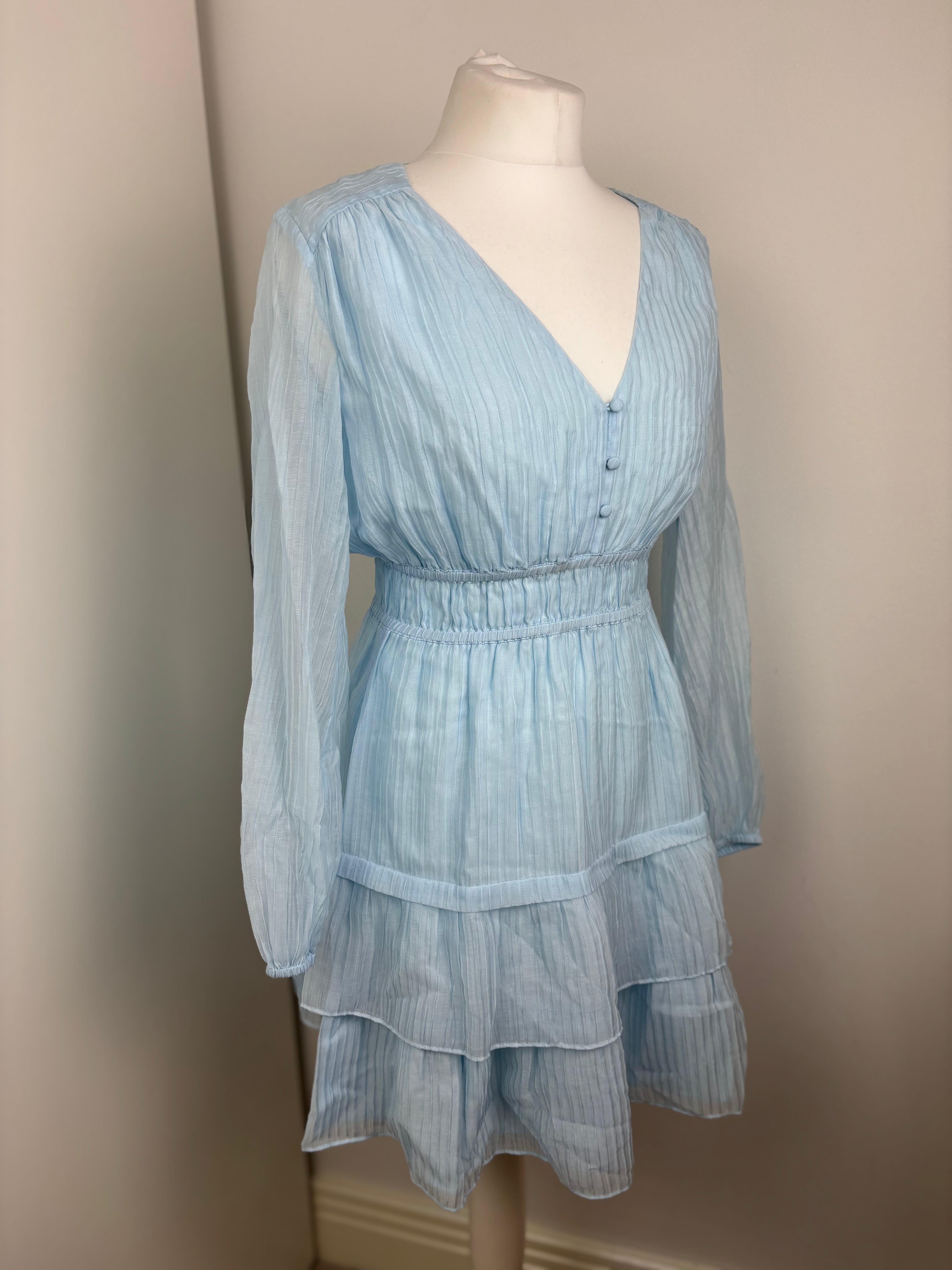 Maje light blue dress - 10 UK