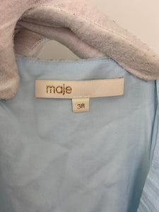 Maje light blue dress - 10 UK