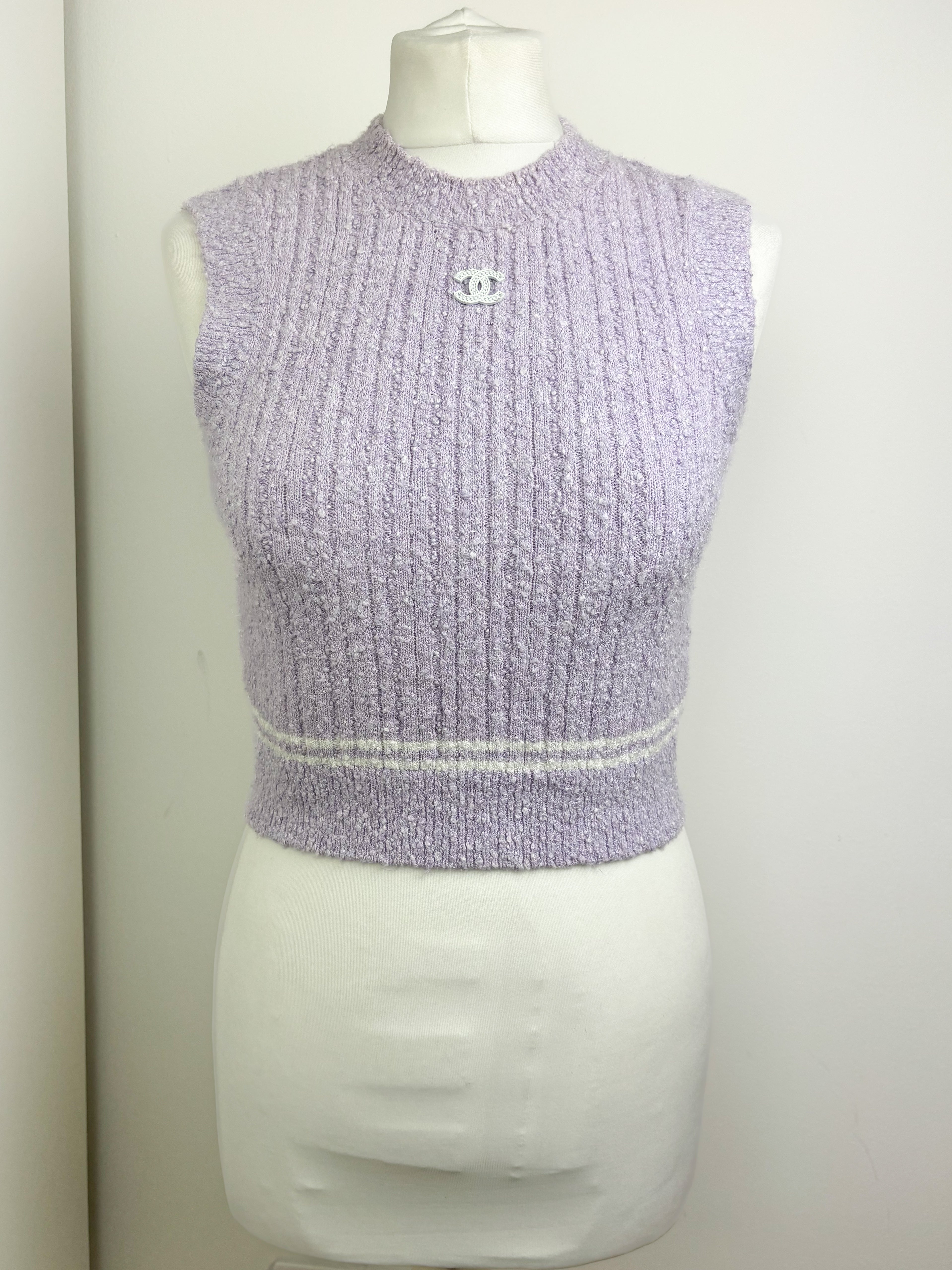 Chanel lavender top - 8 UK