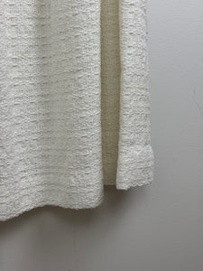 Chanel off white tweed skirt - 10 UK