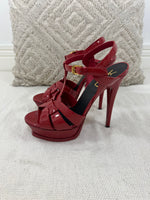 Load image into Gallery viewer, Saint Laurent Tribute red heels - 5 UK
