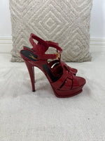 Load image into Gallery viewer, Saint Laurent Tribute red heels - 5 UK
