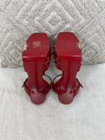 Load image into Gallery viewer, Saint Laurent Tribute red heels - 5 UK
