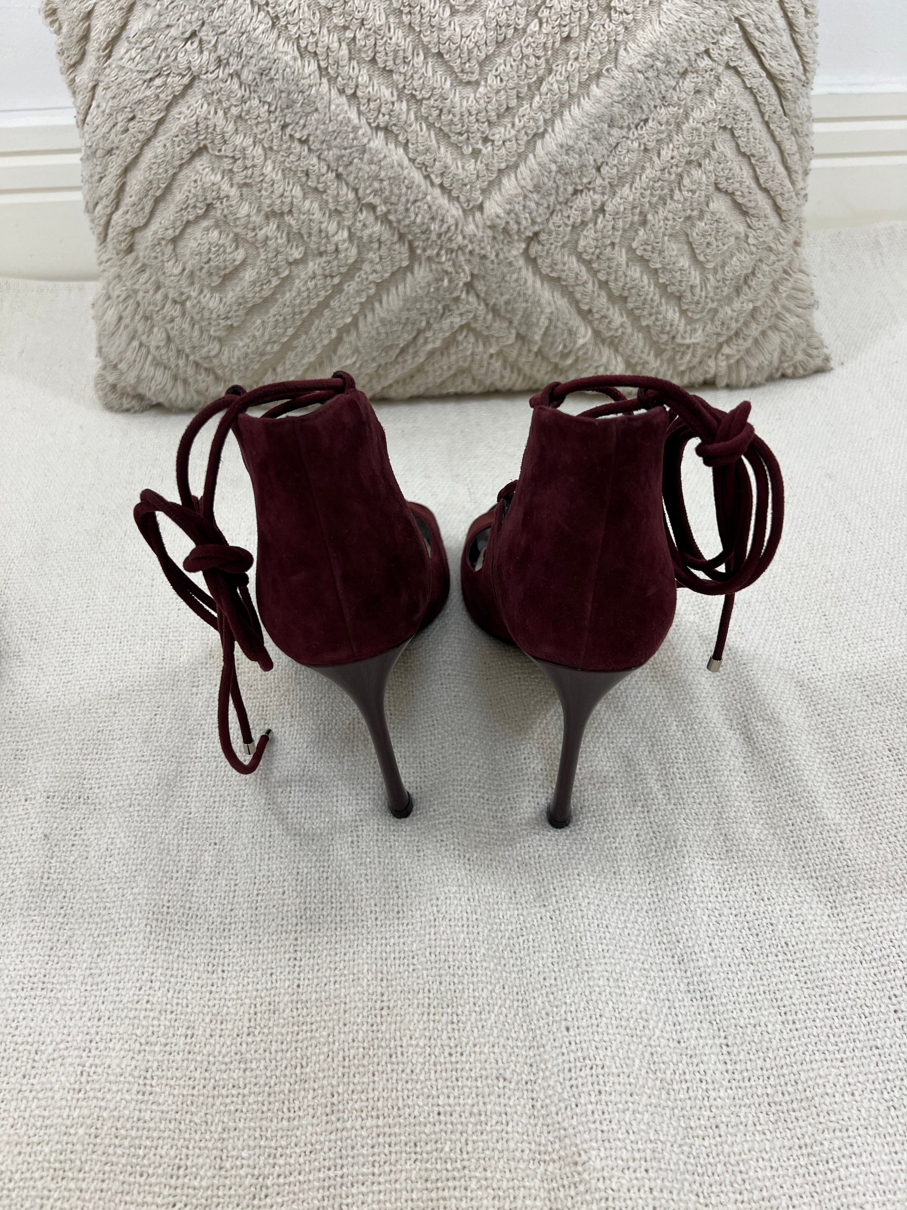 Dior marsala suede heels - 5 UK