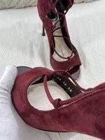 Load image into Gallery viewer, Dior marsala suede heels - 5 UK
