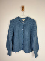 Load image into Gallery viewer, Sézane blue cardigan - XXS
