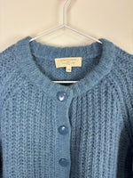 Load image into Gallery viewer, Sézane blue cardigan - XXS
