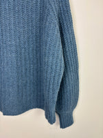 Load image into Gallery viewer, Sézane blue cardigan - XXS
