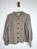 Load image into Gallery viewer, Sézane beige cardigan - XXS
