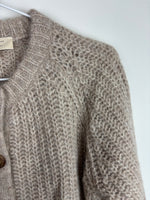 Load image into Gallery viewer, Sézane beige cardigan - XXS
