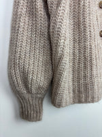 Load image into Gallery viewer, Sézane beige cardigan - XXS
