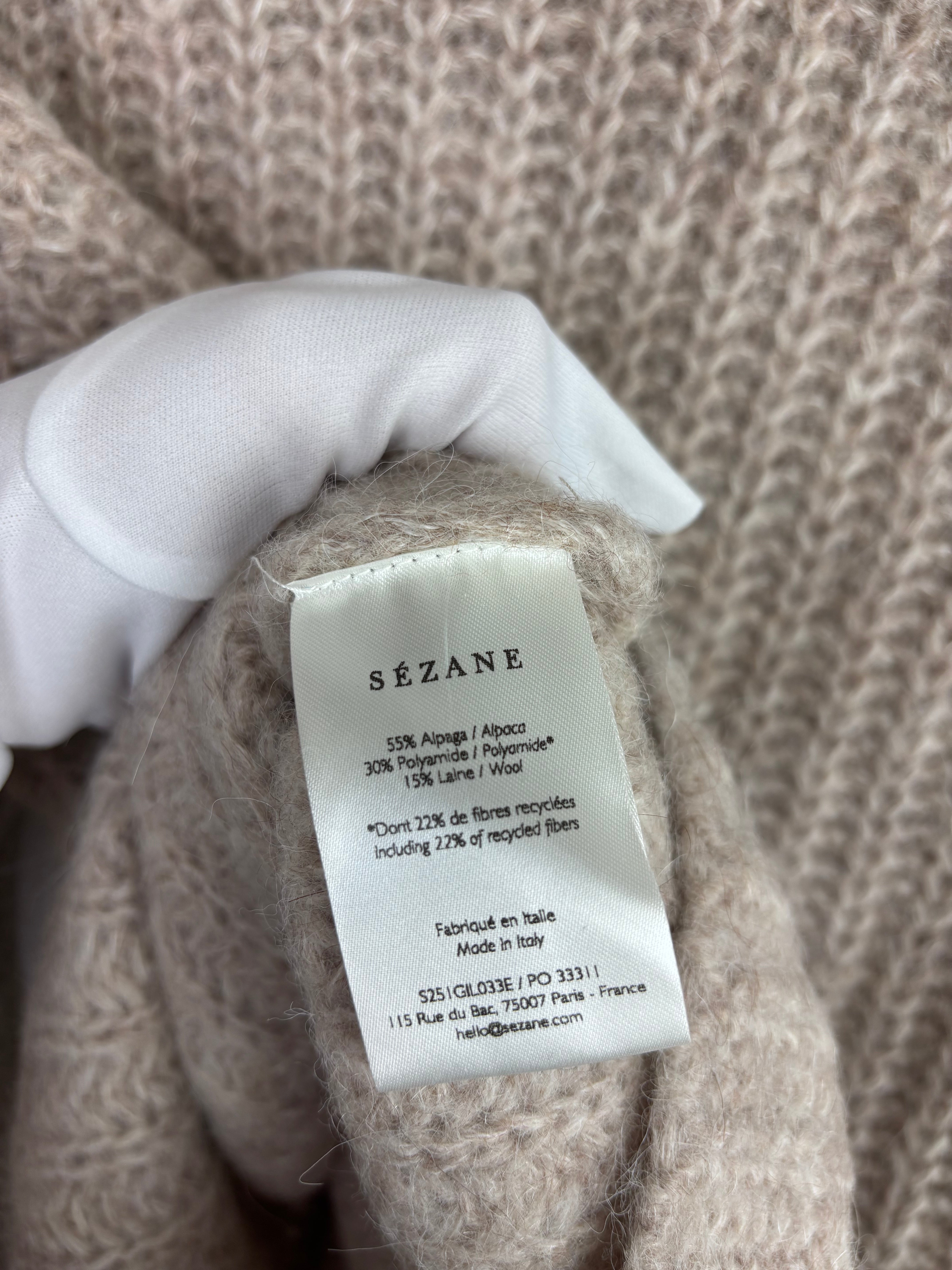 Sézane beige cardigan - XXS