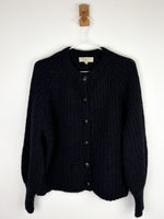 Load image into Gallery viewer, Sézane black cardigan - XXS
